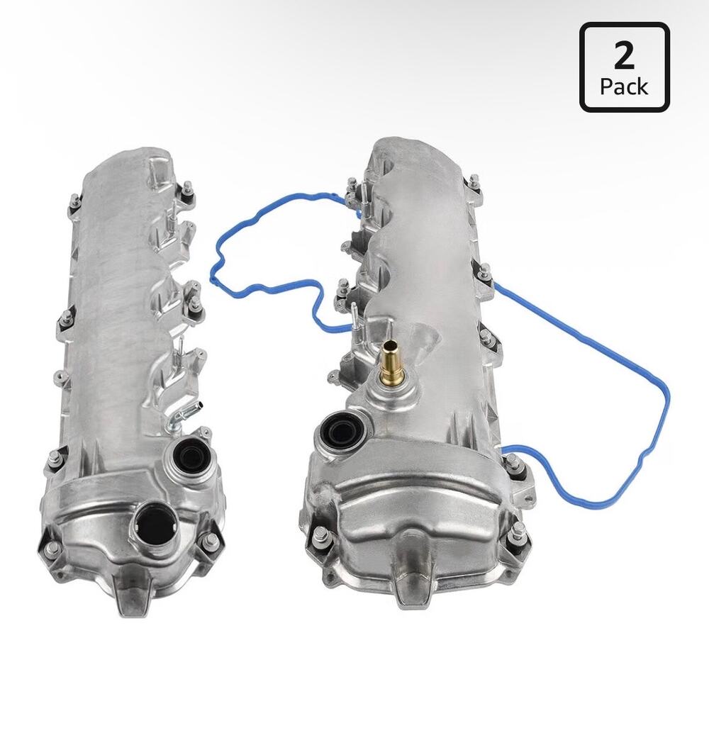 Lamerto Pair Left + Right Valve Cover w/Gasket Compatible with For-d Ex-plorer